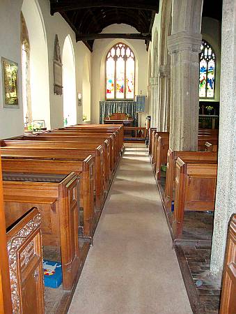 North Tawton - The Aisle and Lady Chapel